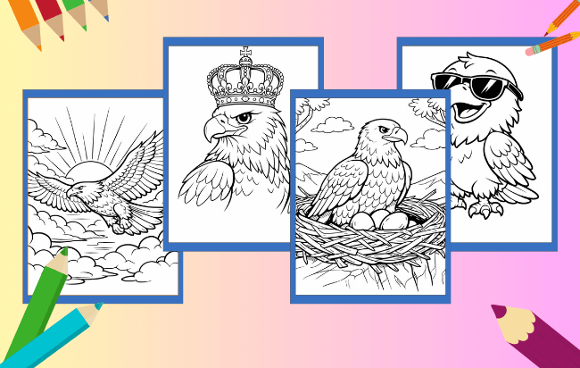 Adler Ausmalbilder