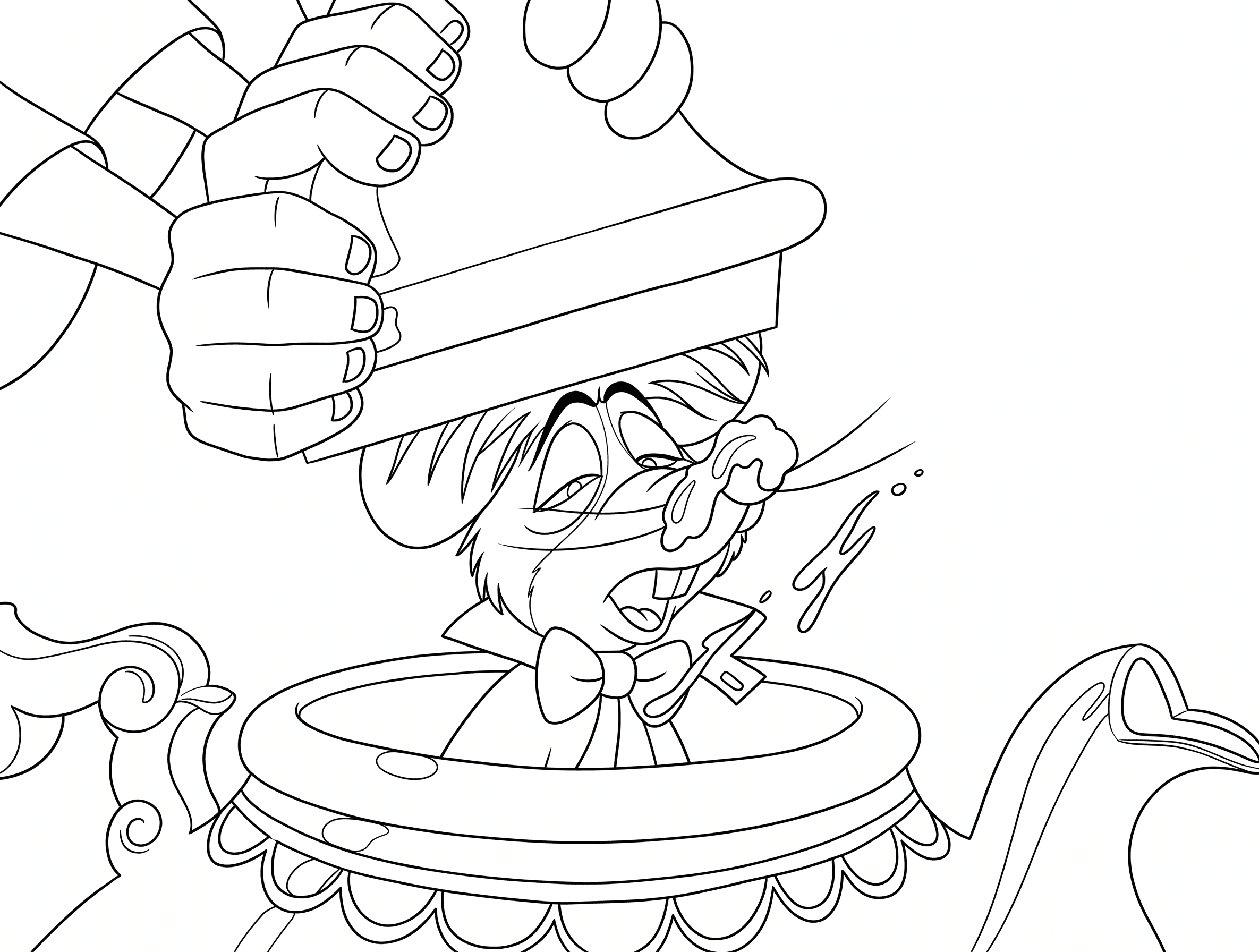 Siebenschläfer Ausmalbild