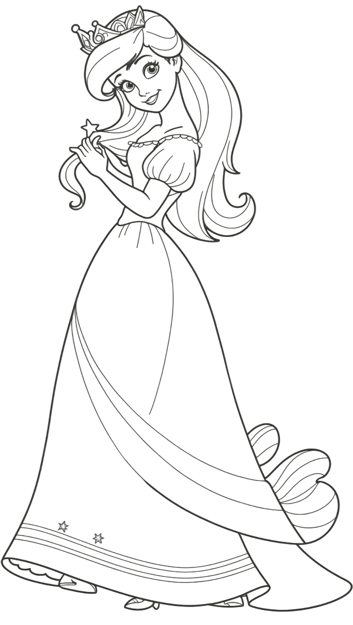 Ariel Prinzessin Ausmalbild