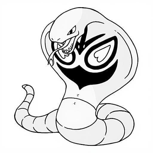 Arbok zum Ausmalen