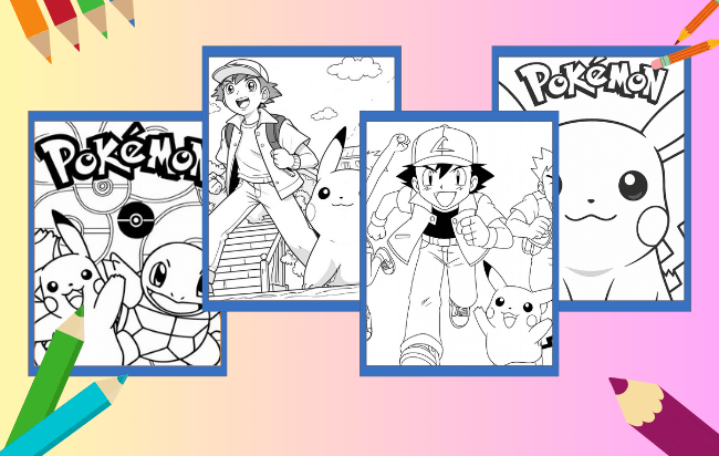 Ausmalbild Pokemon