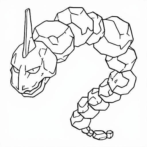 Onix zum Ausmalen