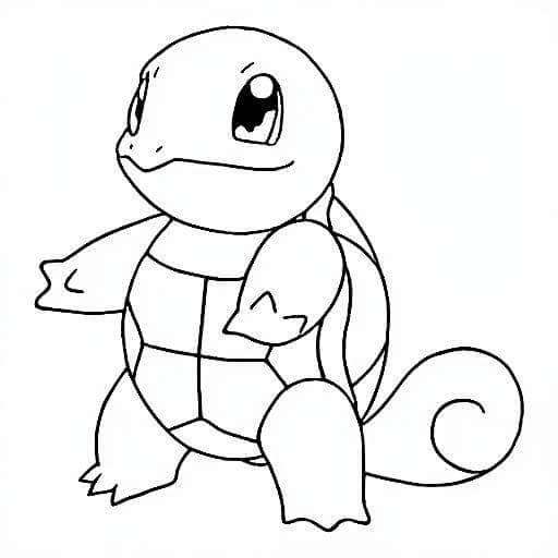 Schiggy zum Ausmalen