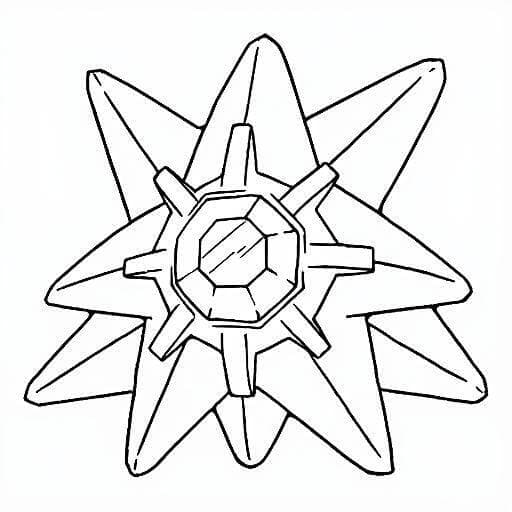 Starmie zum Ausmalen