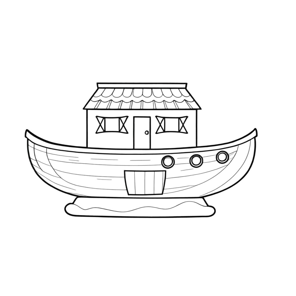 Arche Noah Ausmalbild