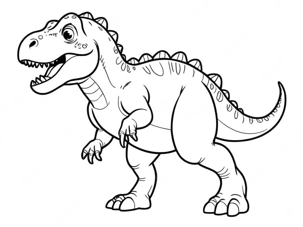 T-Rex Ausmalbild
