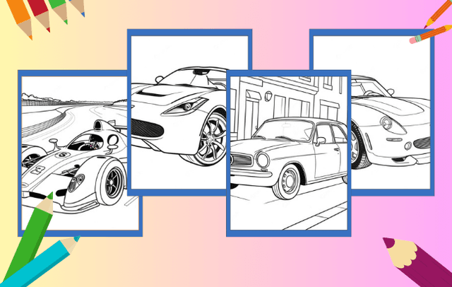 Auto Ausmalbilder