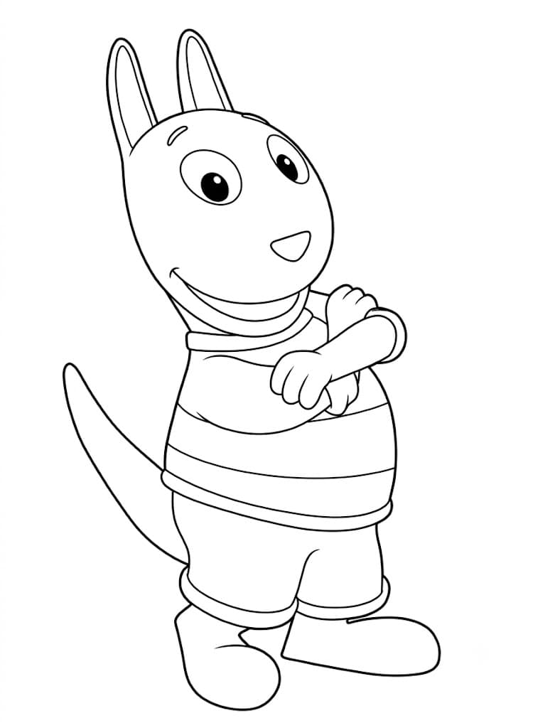 Austin Backyardigans Ausmalbild