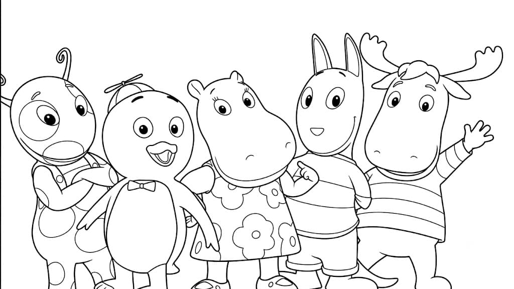 Backyardigans Ausmalbild
