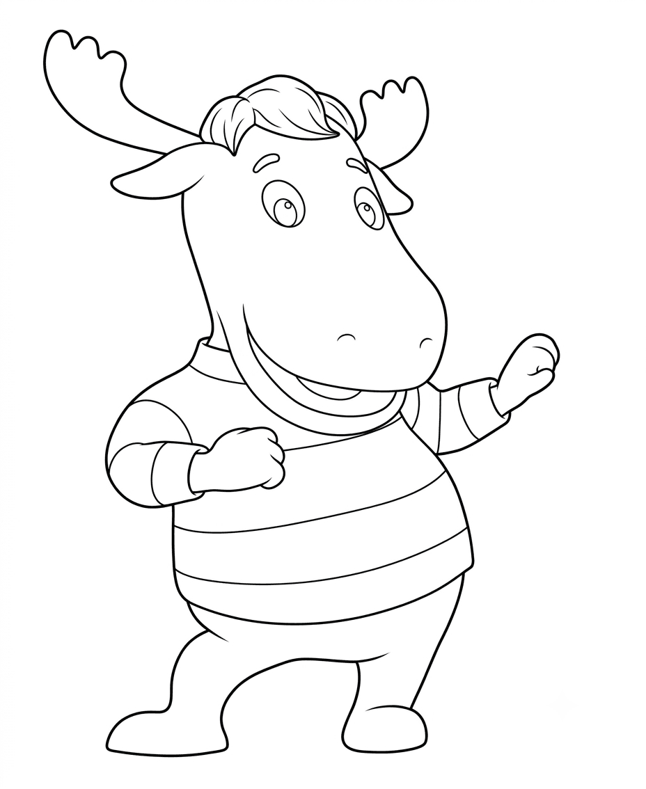 Tyrone Backyardigans Ausmalbild