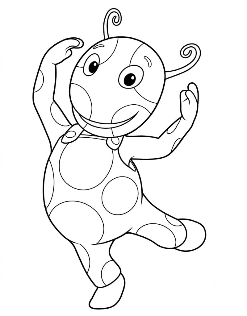 Uniqua Backyardigans Ausmalbild
