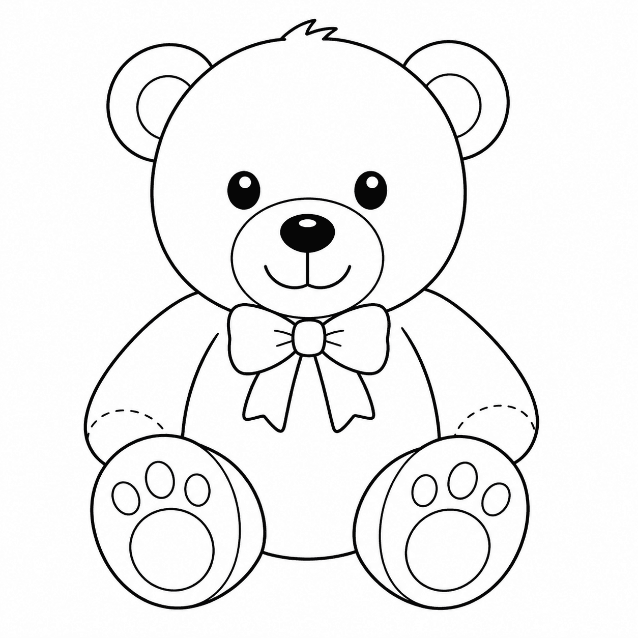 Teddybär Ausmalbild