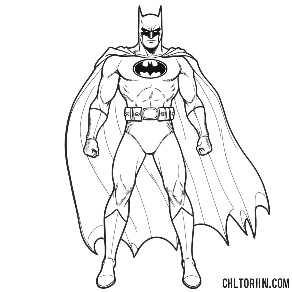 Batman der Dunkle Ritter Ausmalbild