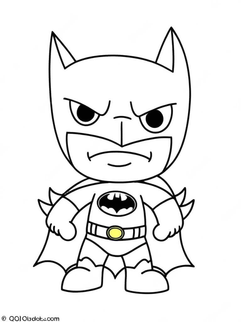 Batman für Kinder Ausmalbild