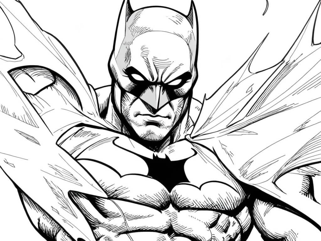 Der große Batman Ausmalbild