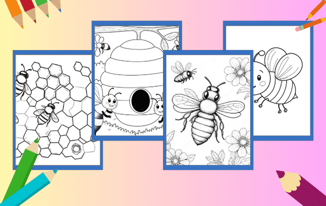 Biene Ausmalbilder
