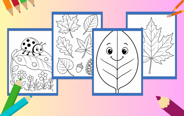Blatt Ausmalbilder