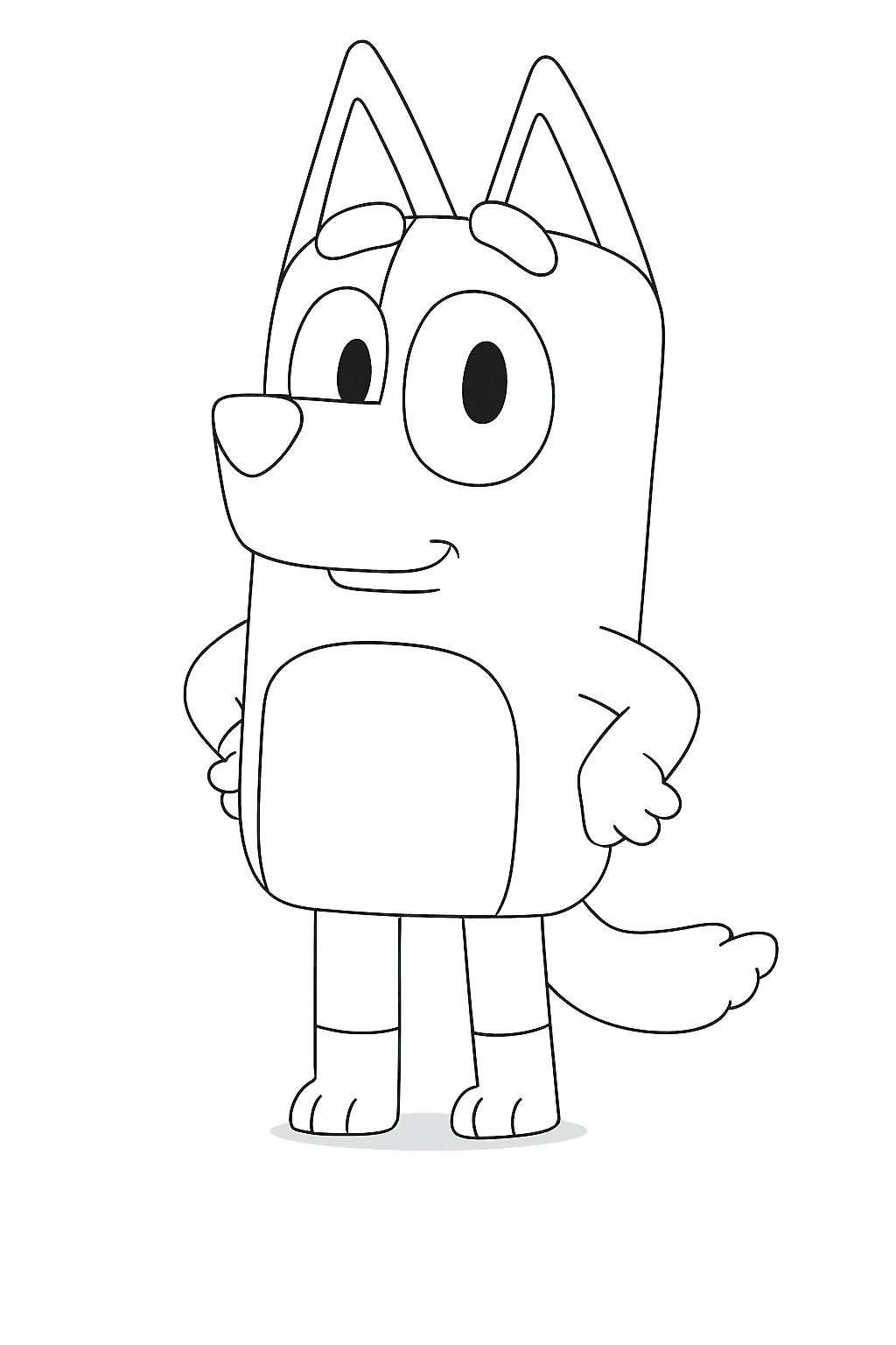 Chilli Blueys Mama Ausmalbild