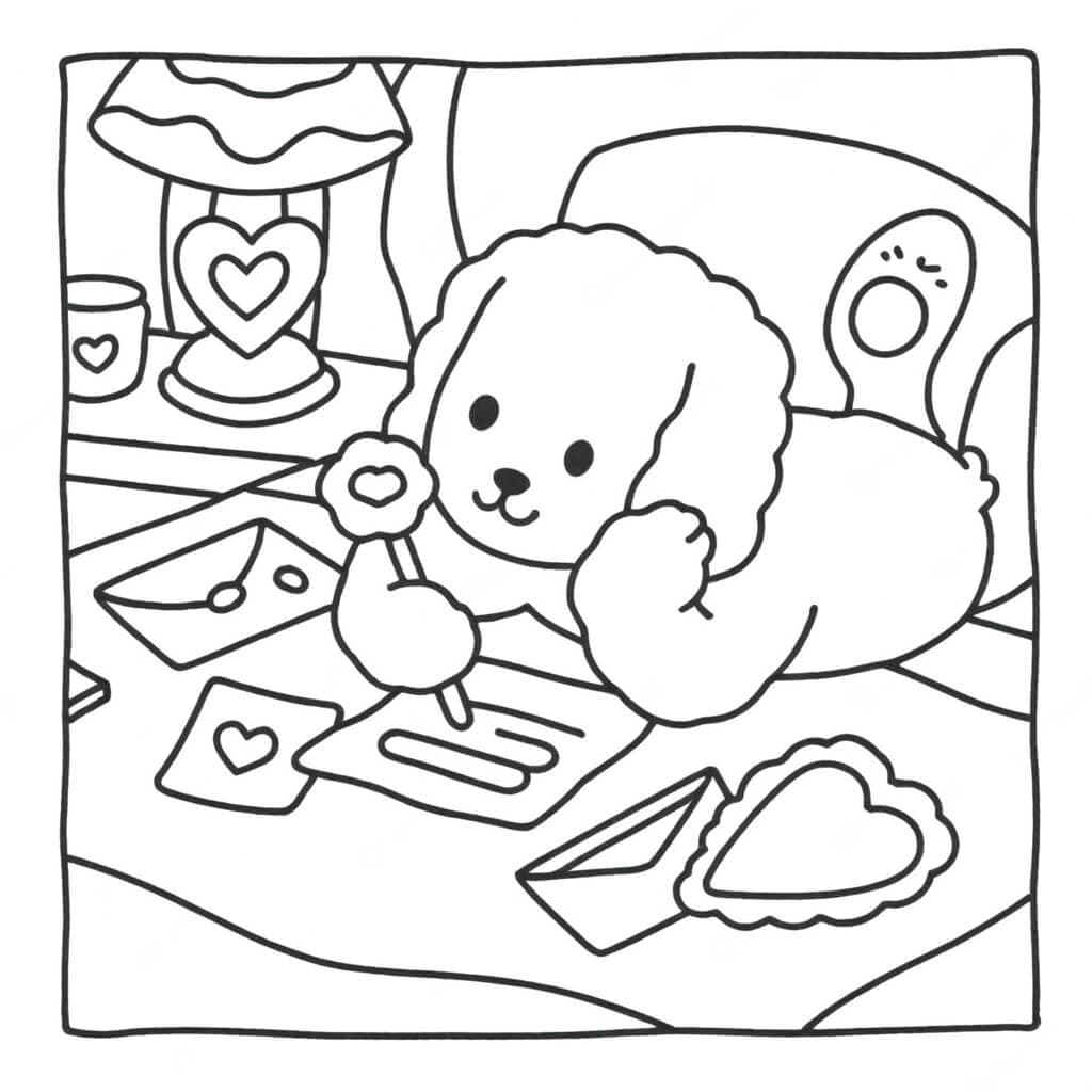 Bobbie Goods beim Zeichnen Ausmalbild