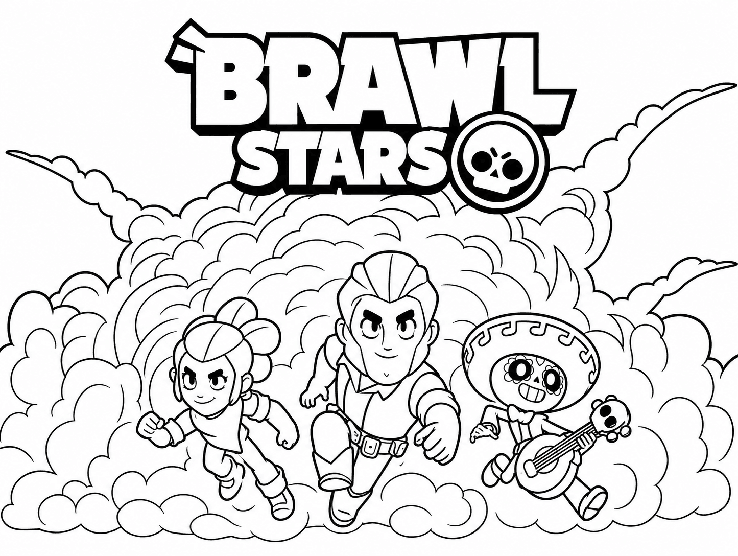 Brawl Stars Ausmalbild