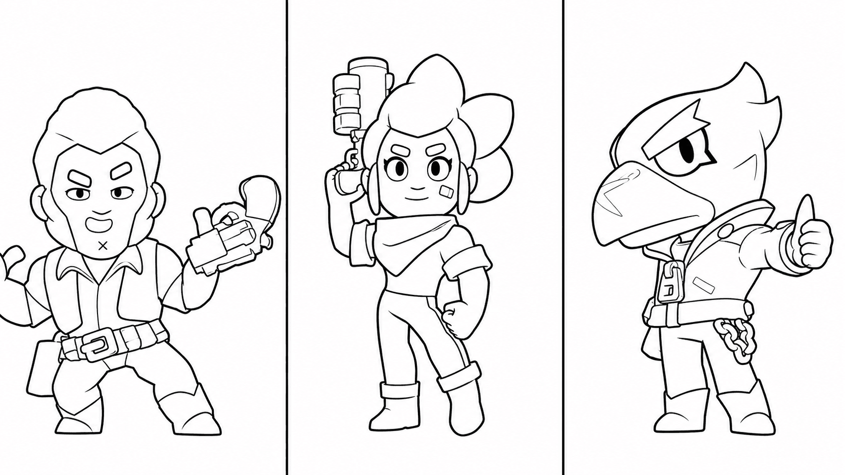 Brawl Stars Zeichnung Ausmalbild