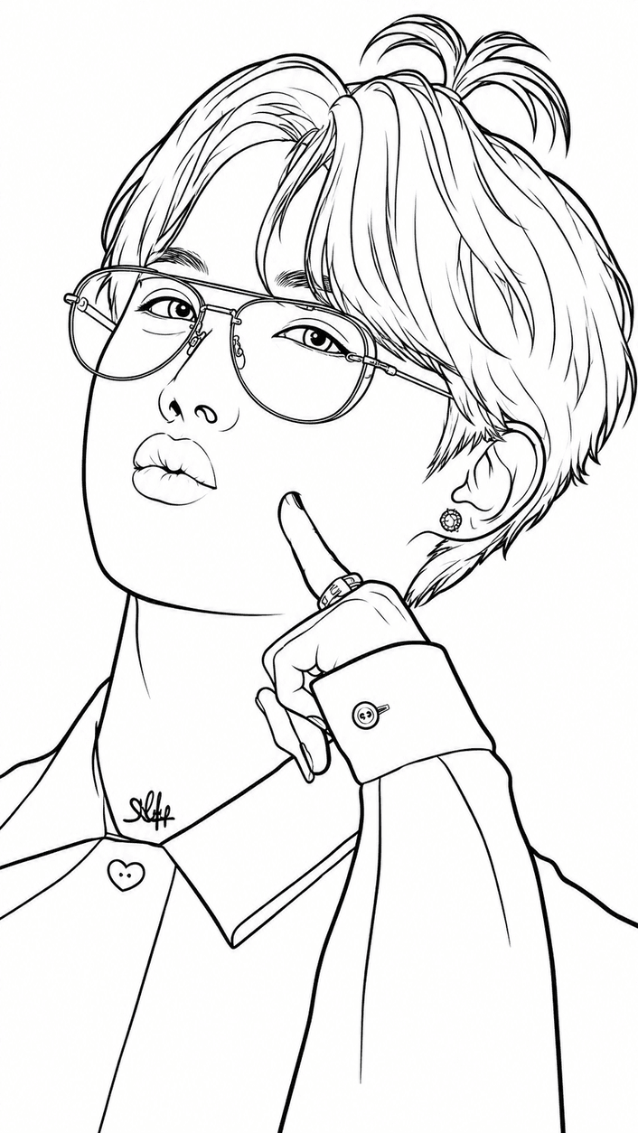 j-hope BTS Ausmalbild