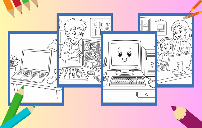 Computer Ausmalbilder