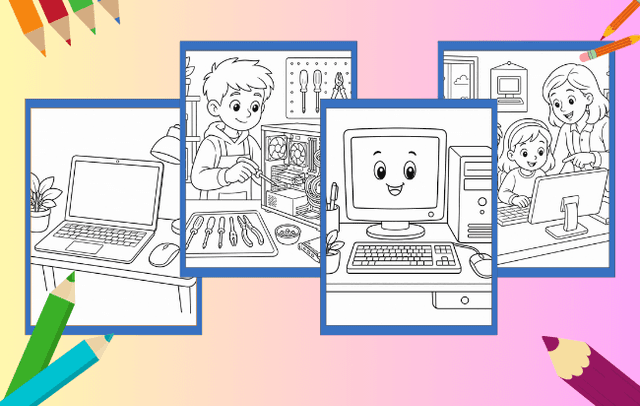 Computer Ausmalbilder