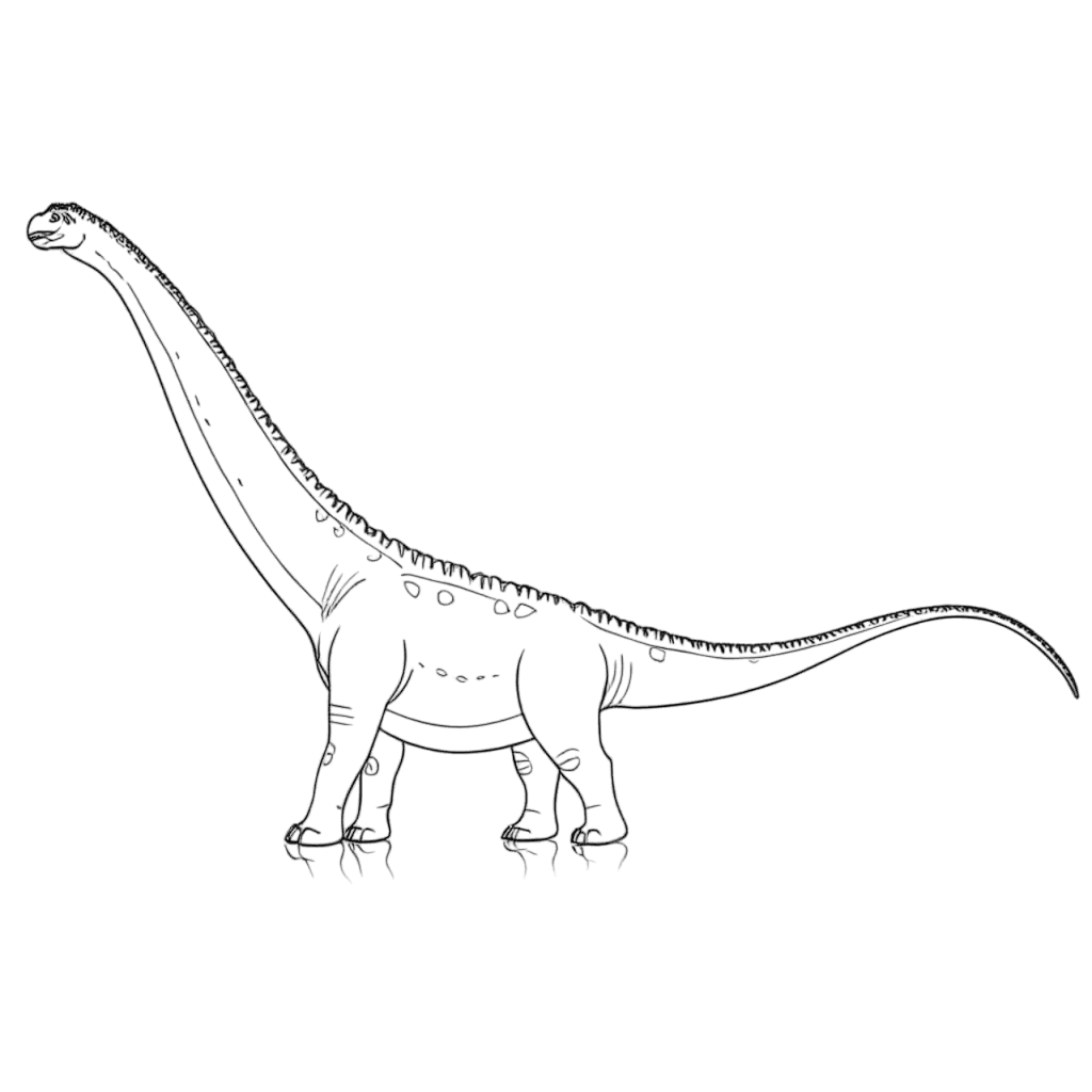 Argentinosaurus Ausmalbild