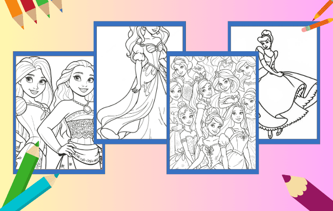 Disney Prinzessinnen Ausmalbilder
