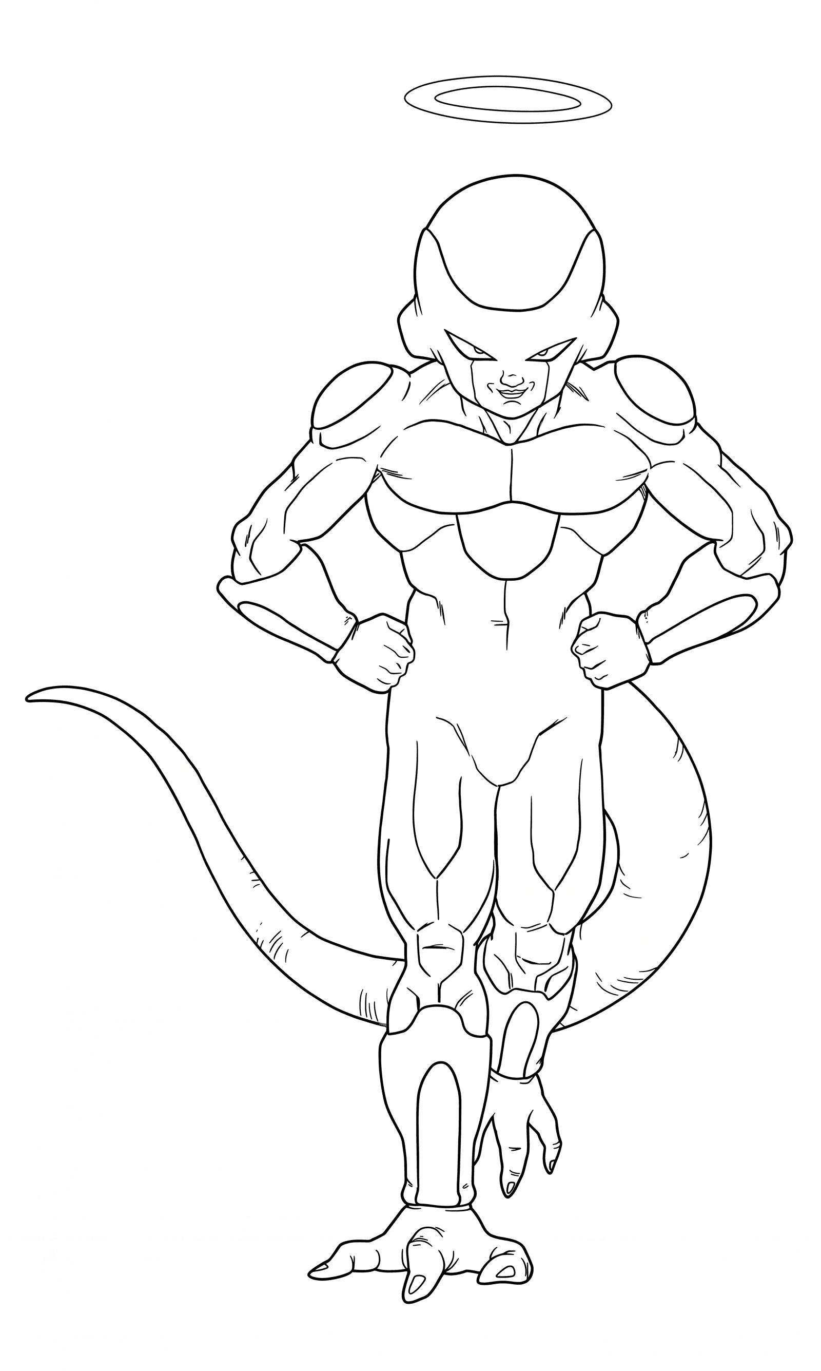 Frieza Dragon Ball Ausmalbild