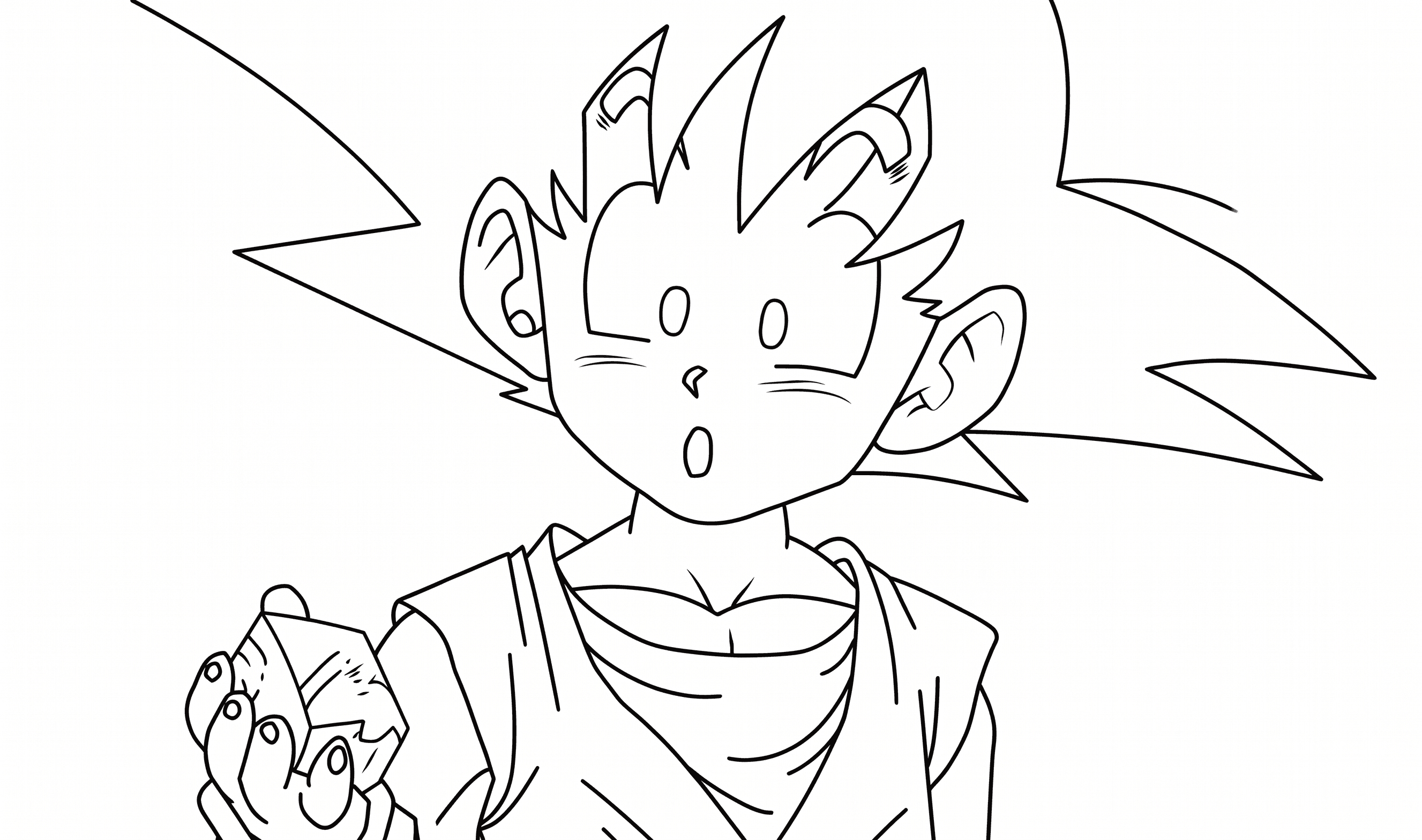 Goten Dragon Ball Ausmalbild