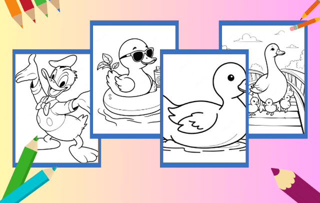 Ente Ausmalbilder