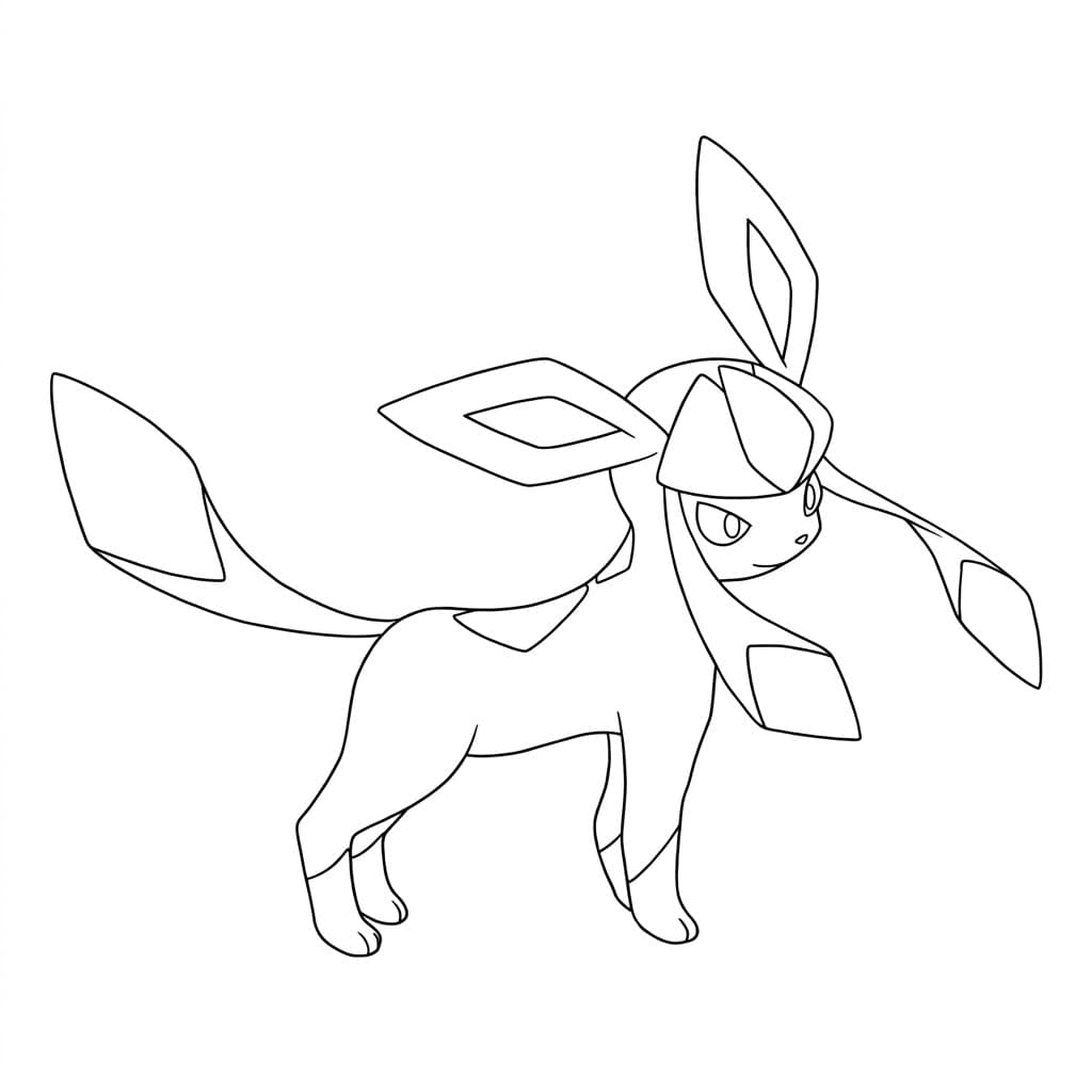 Glaziola Ausmalbild – kostenlose Pokémon-Malvorlage zum Ausdrucken