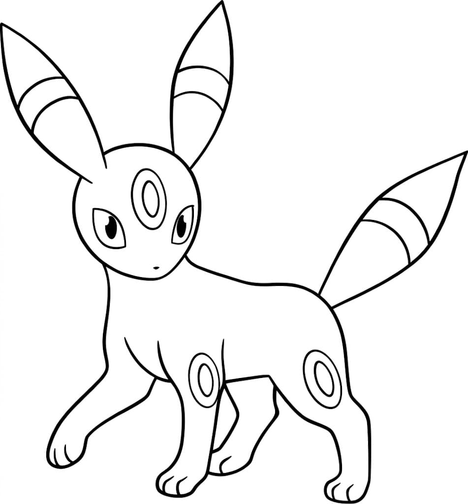 Nachtara Ausmalbild – kostenlose Pokémon-Malvorlage zum Ausdrucken