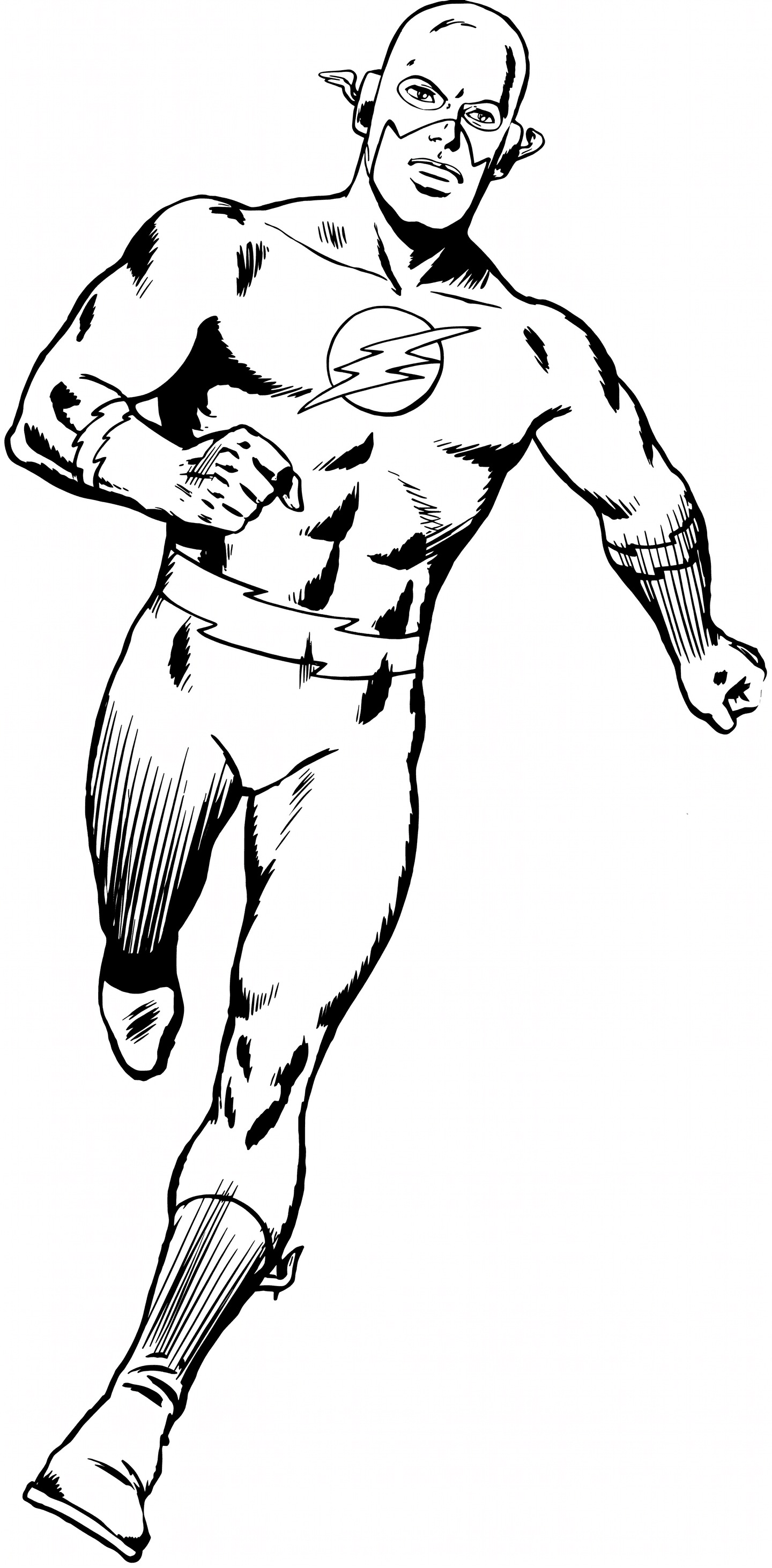 Flash Comics Ausmalbild