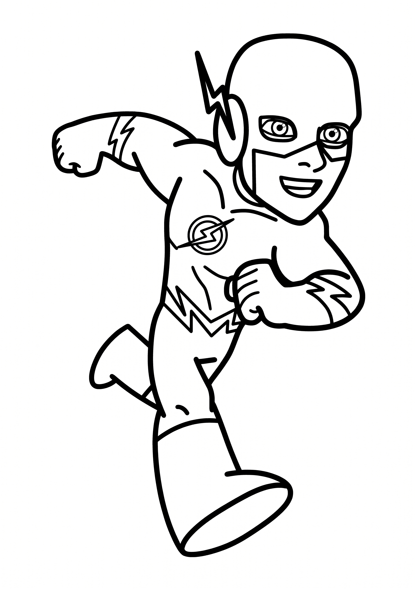 Flash für Kinder Ausmalbild