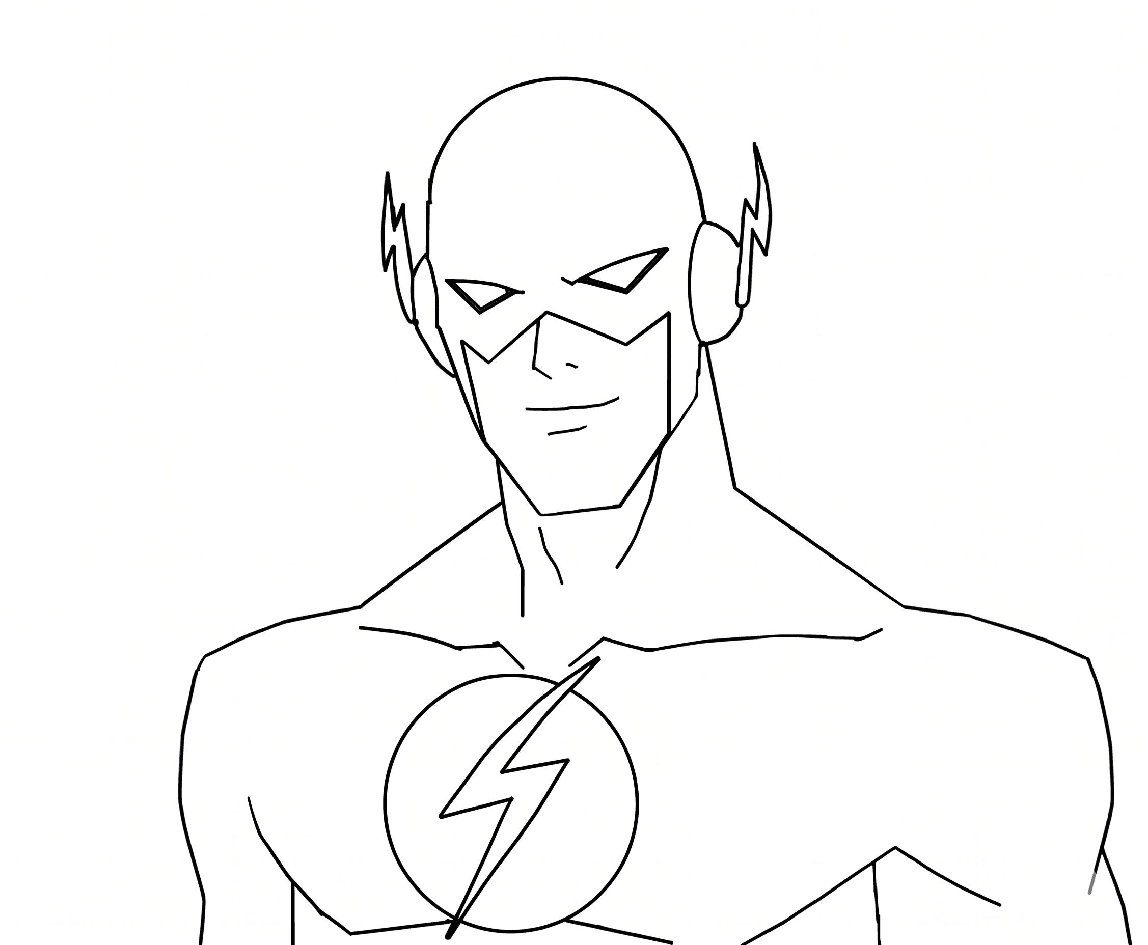 Flash Zeichnung Ausmalbild