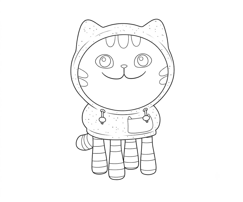 DJ Catnip Ausmalbild