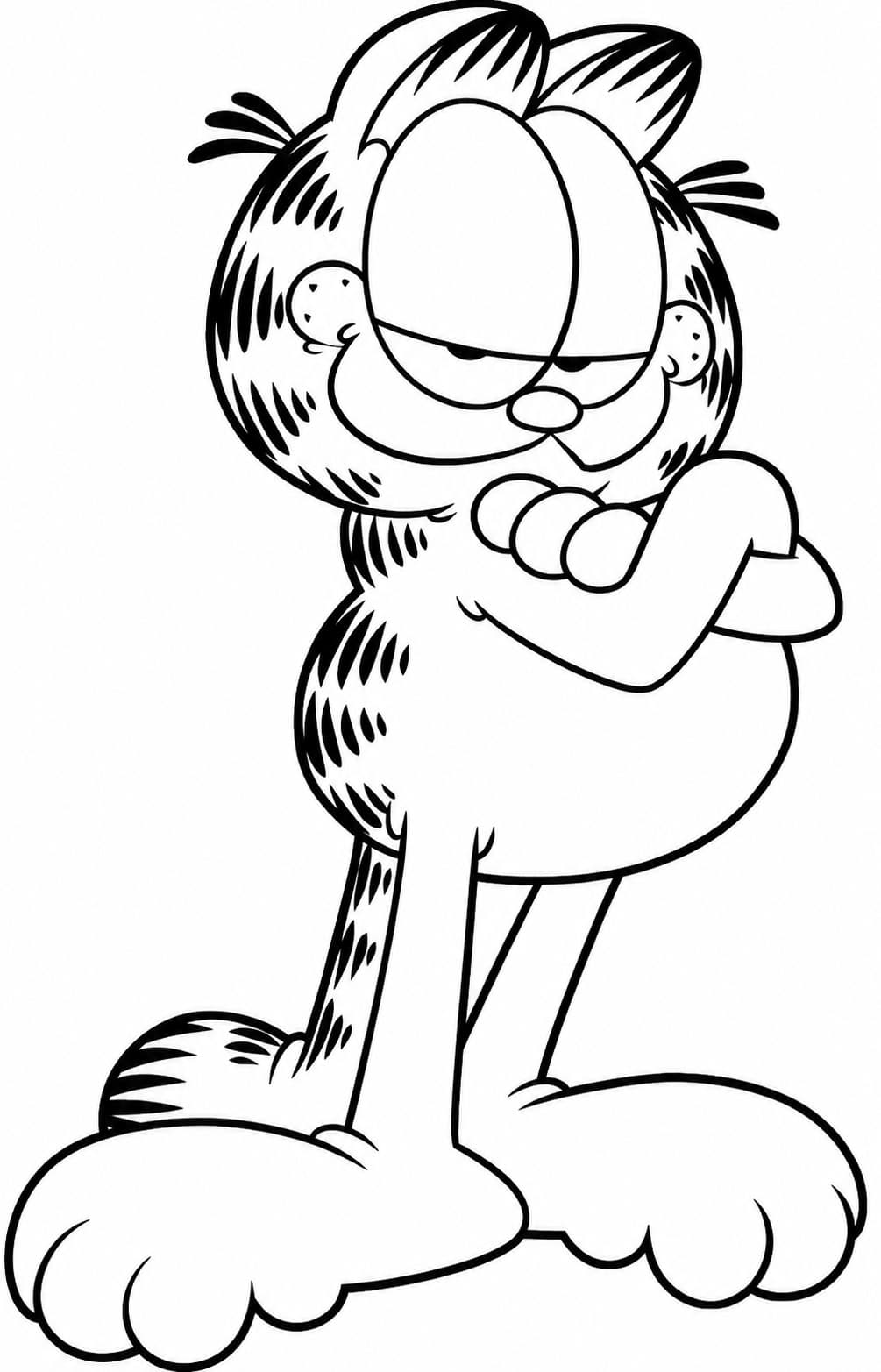 Garfield Ausmalbild