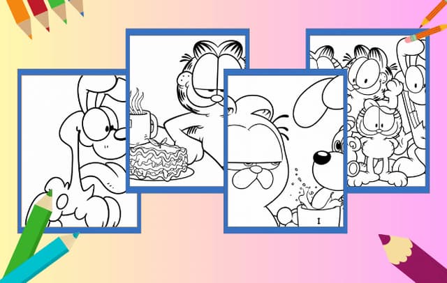 Garfield Ausmalbilder