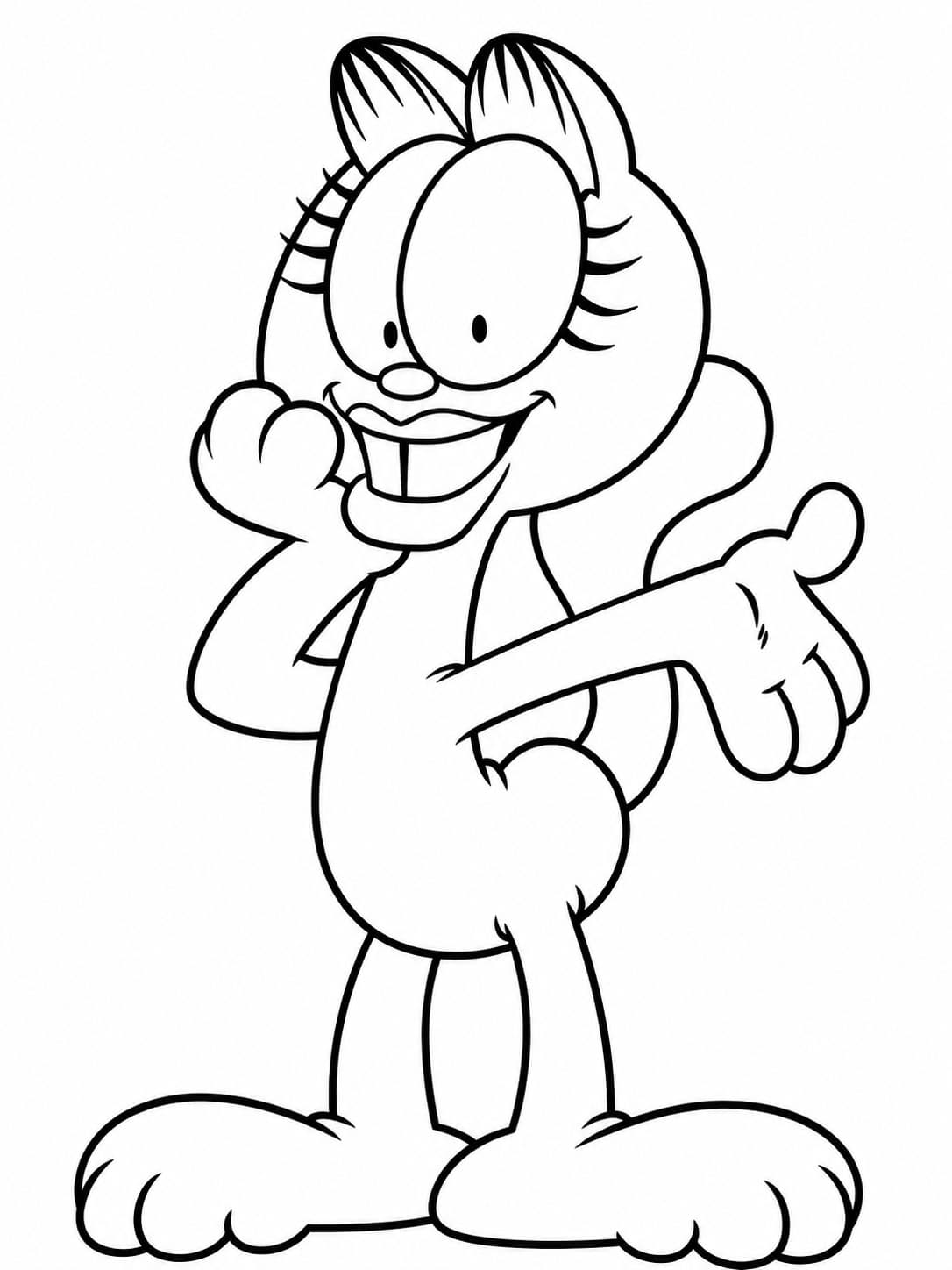 Nermal Ausmalbild