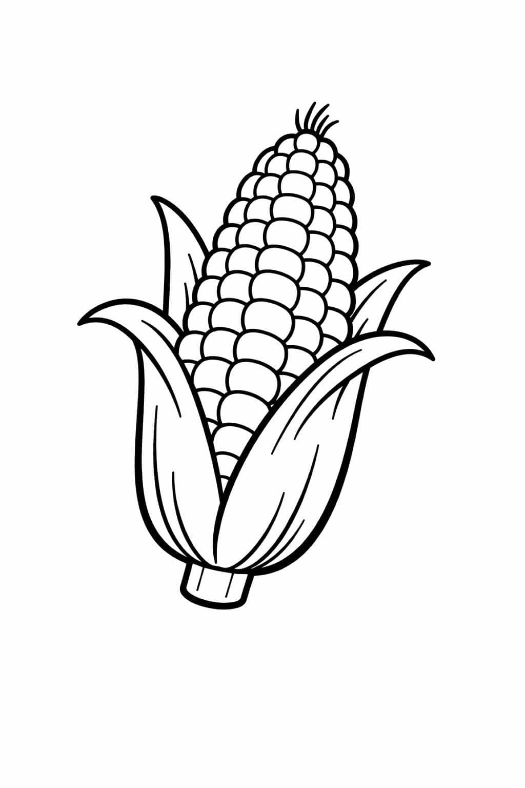 Mais Ausmalbild