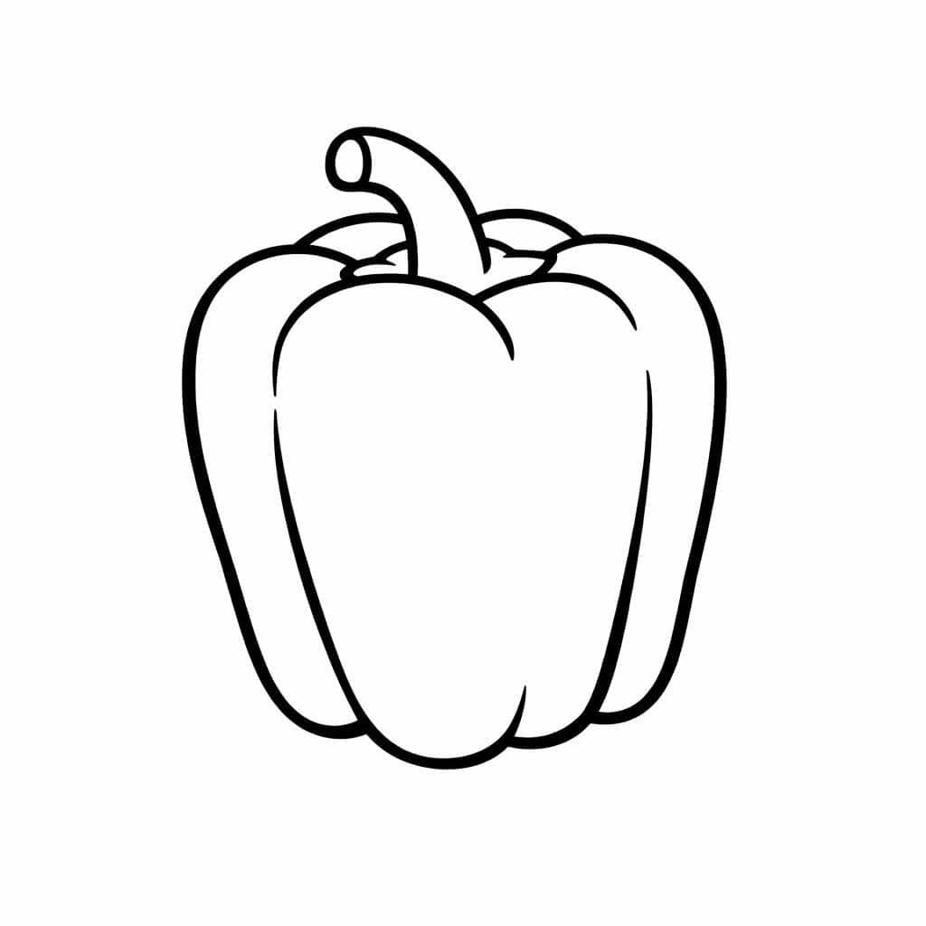 Paprika Ausmalbild