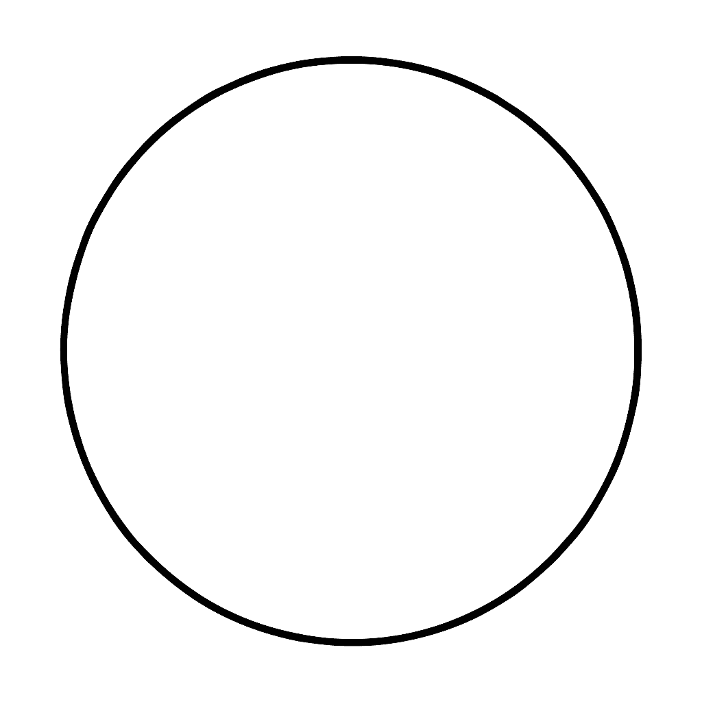 Kreis zum Ausmalen