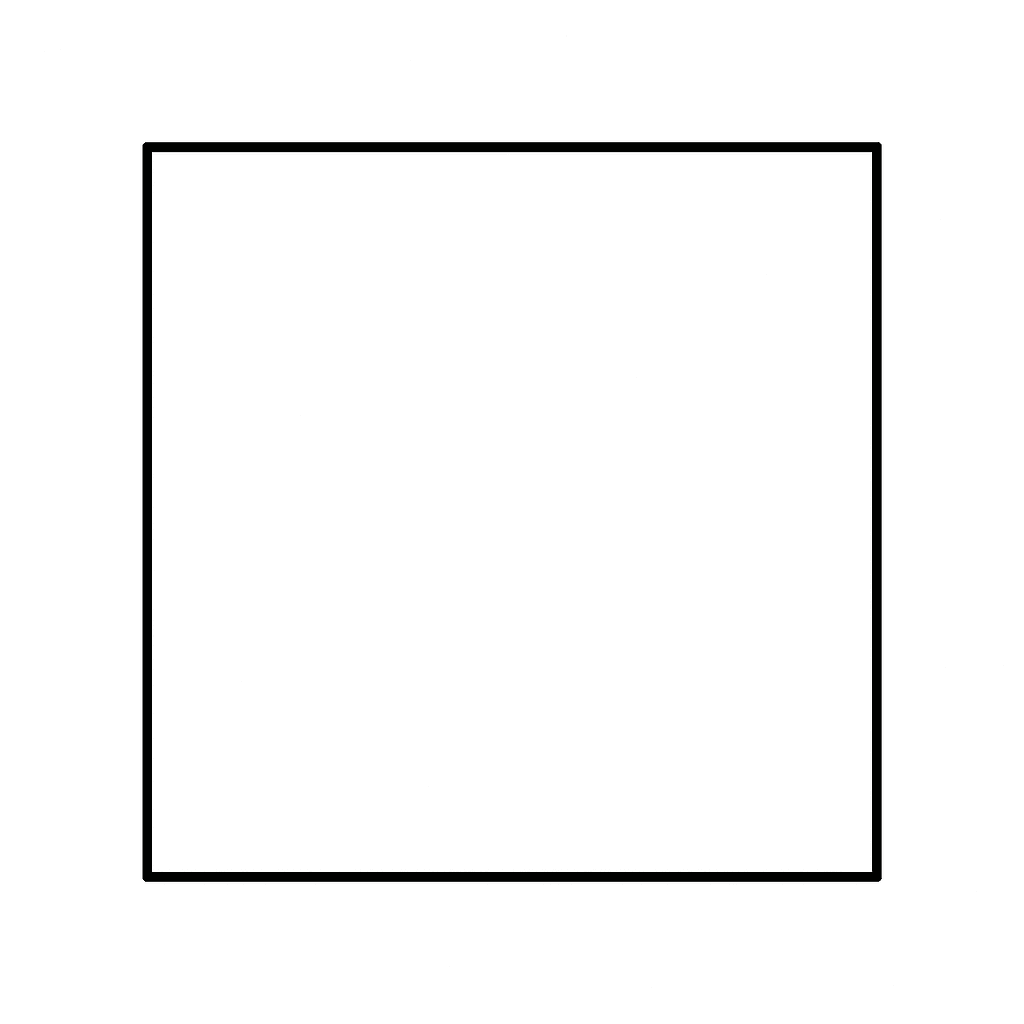 Quadrat zum Ausmalen