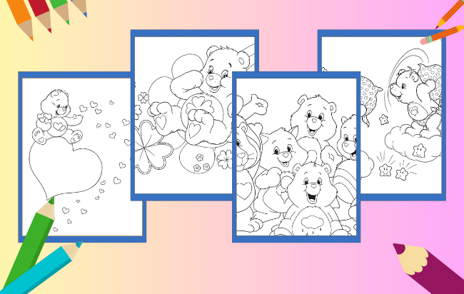 Glücksbärchis Ausmalbilder