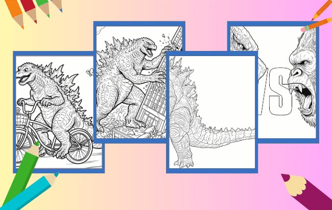Godzilla Ausmalbilder