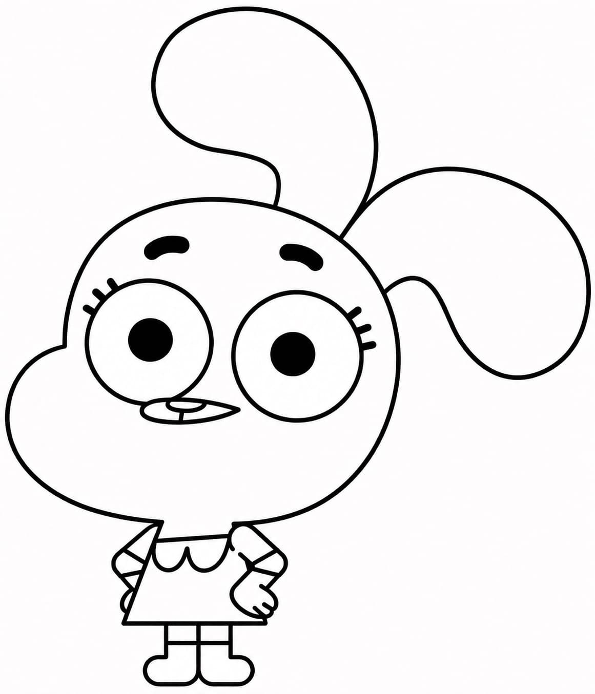 Anais aus Gumball Ausmalbild