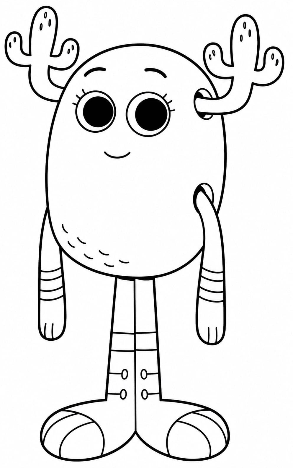 Penny aus Gumball Ausmalbild